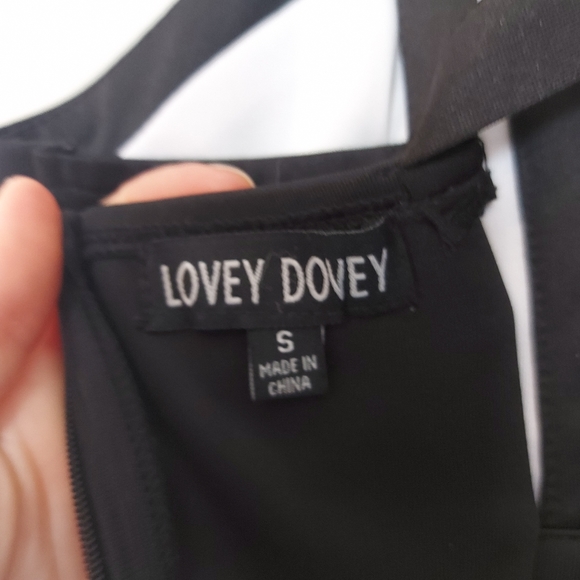 Black and white body contour dress Sz. S - Picture 5 of 7